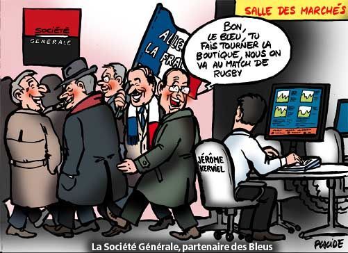 Societe generale partenaire des Bleus